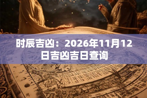 时辰吉凶：2026年11月12日吉凶吉日查询