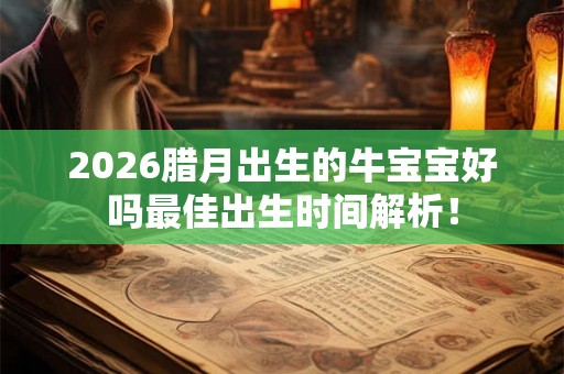 2026腊月出生的牛宝宝好吗最佳出生时间解析！
