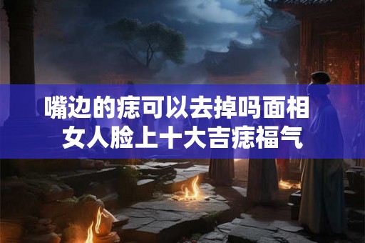 嘴边的痣可以去掉吗面相  女人脸上十大吉痣福气
