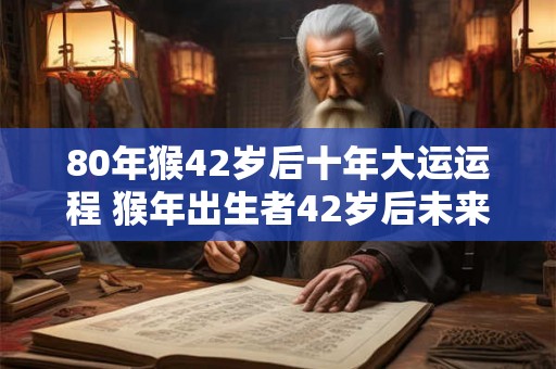80年猴42岁后十年大运运程 猴年出生者42岁后未来十年如何 80年猴42岁后十年大运运程 猴年出生者42岁后未来十年如何