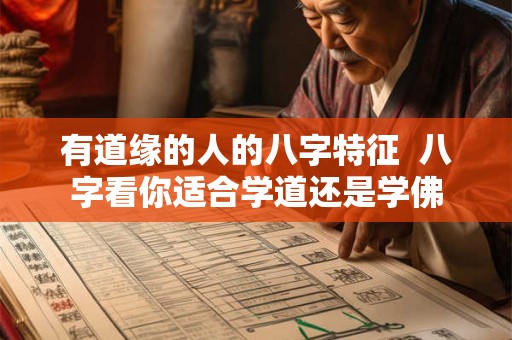 有道缘的人的八字特征  八字看你适合学道还是学佛