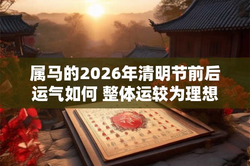 属马的2026年清明节前后运气如何 整体运较为理想
