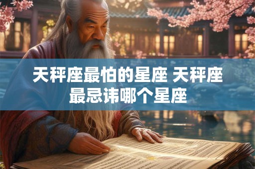 天秤座最怕的星座 天秤座最忌讳哪个星座