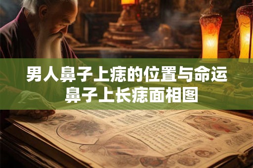 男人鼻子上痣的位置与命运  鼻子上长痣面相图