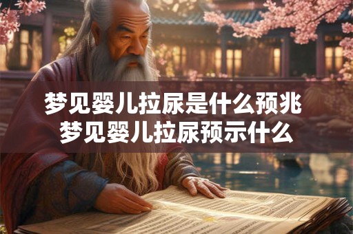 梦见婴儿拉尿是什么预兆 梦见婴儿拉尿预示什么