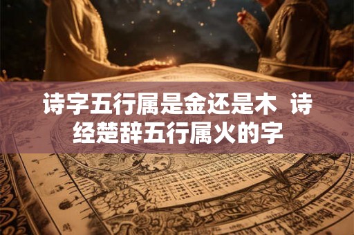 诗字五行属是金还是木  诗经楚辞五行属火的字