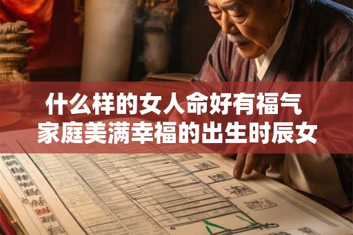 什么样的女人命好有福气 家庭美满幸福的出生时辰女 什么样的女人命好有福气 家庭美满幸福的出生时辰女