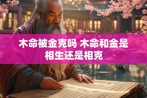 木命被金克吗 木命和金是相生还是相克