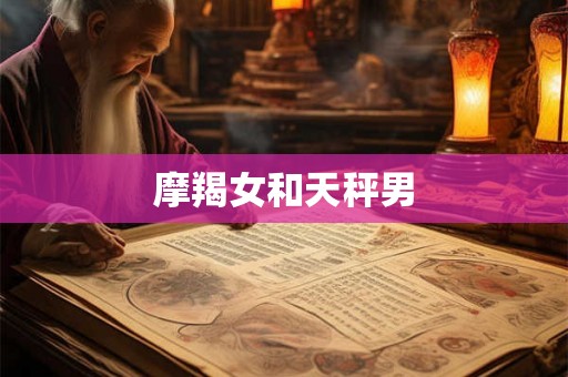 摩羯女和天秤男