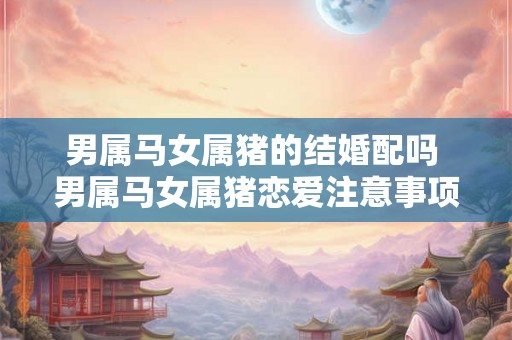 男属马女属猪的结婚配吗 男属马女属猪恋爱注意事项 男属马女属猪的结婚配吗 男属马女属猪恋爱注意事项