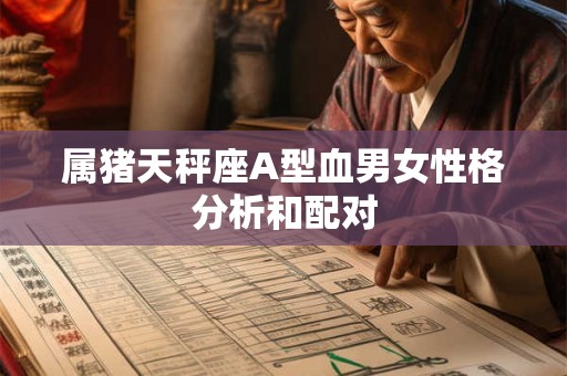 属猪天秤座A型血男女性格分析和配对