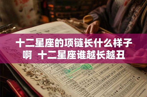 十二星座的项链长什么样子啊  十二星座谁越长越丑