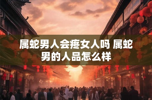 属蛇男人会疼女人吗 属蛇男的人品怎么样
