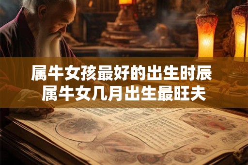 属牛女孩最好的出生时辰 属牛女几月出生最旺夫