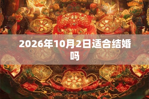 2026年10月2日适合结婚吗