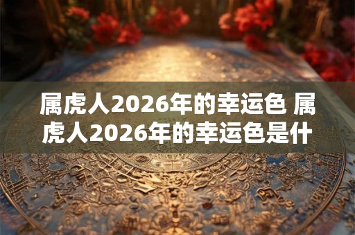 属虎人2026年的幸运色 属虎人2026年的幸运色是什么