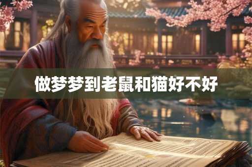 做梦梦到老鼠和猫好不好