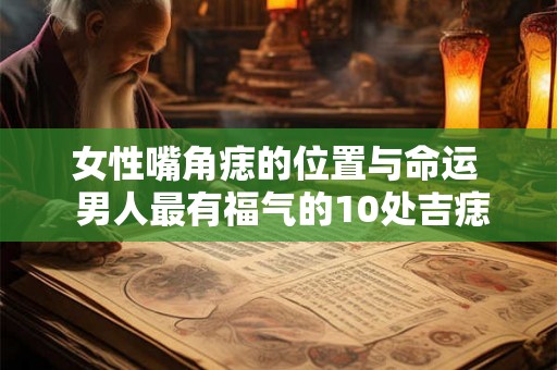 女性嘴角痣的位置与命运  男人最有福气的10处吉痣