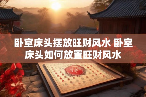 卧室床头摆放旺财风水 卧室床头如何放置旺财风水