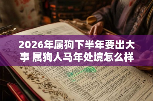 2026年属狗下半年要出大事 属狗人马年处境怎么样