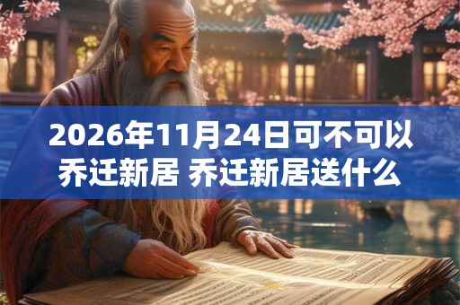 2026年11月24日可不可以乔迁新居 乔迁新居送什么鲜花