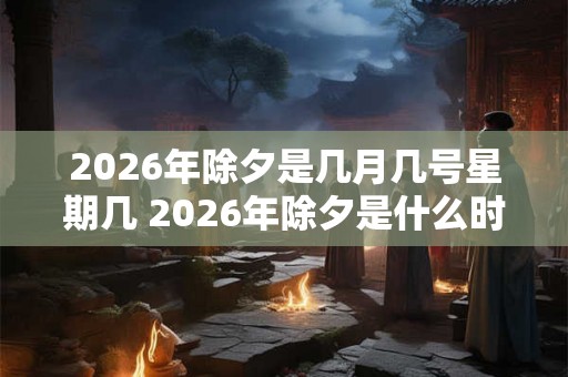 2026年除夕是几月几号星期几 2026年除夕是什么时候 2026年除夕是几月几号星期几 2026年除夕是什么时候