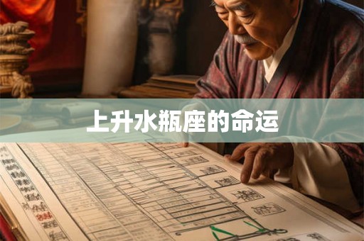 上升水瓶座的命运