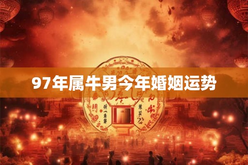 97年属牛男今年婚姻运势