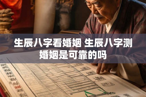 生辰八字看婚姻 生辰八字测婚姻是可靠的吗