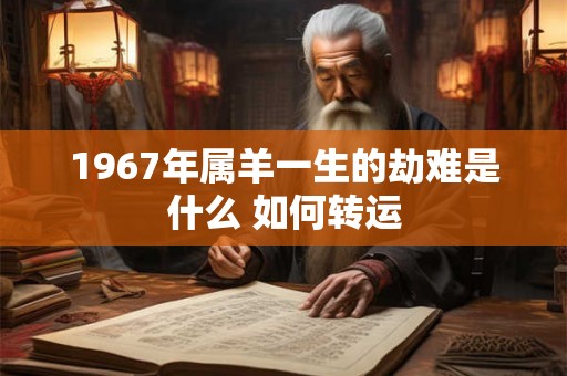 1967年属羊一生的劫难是什么 如何转运 1967年属羊一生的劫难是什么 如何转运