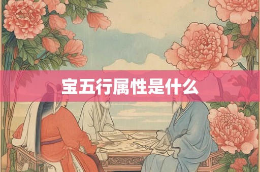 宝五行属性是什么 宝五行属性是什么