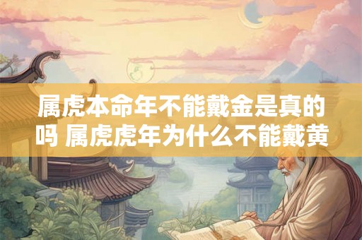 属虎本命年不能戴金是真的吗 属虎虎年为什么不能戴黄金