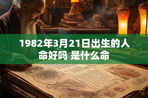 1982年3月21日出生的人命好吗 是什么命