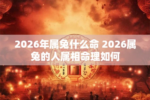 2026年属兔什么命 2026属兔的人属相命理如何