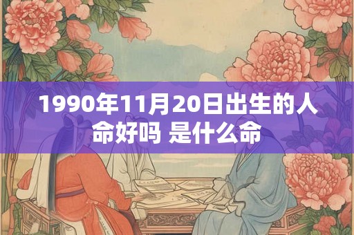 1990年11月20日出生的人命好吗 是什么命