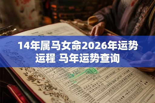 14年属马女命2026年运势运程 马年运势查询 14年属马女命2026年运势运程 马年运势查询