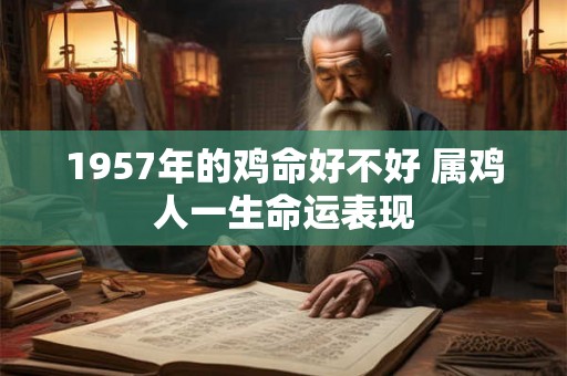 1957年的鸡命好不好 属鸡人一生命运表现