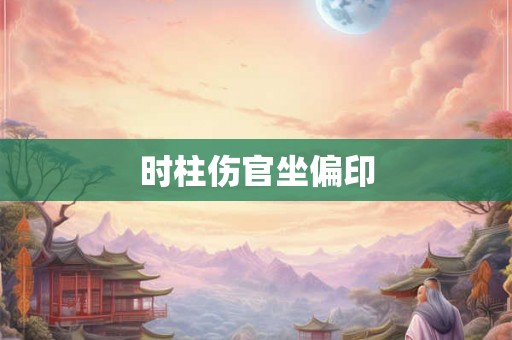 时柱伤官坐偏印