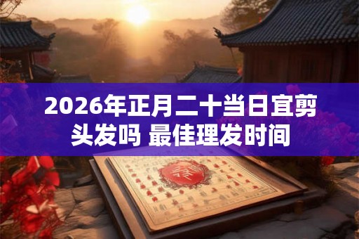 2026年正月二十当日宜剪头发吗 最佳理发时间