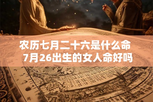 农历七月二十六是什么命  7月26出生的女人命好吗
