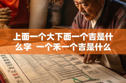 上面一个大下面一个吉是什么字  一个禾一个吉是什么字