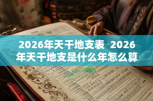 2026年天干地支表 2026年天干地支是什么年怎么算 2026年天干地支表 2026年天干地支是什么年怎么算