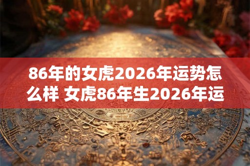 86年的女虎2026年运势怎么样 女虎86年生2026年运势如何 86年的女虎2026年运势怎么样 女虎86年生2026年运势如何