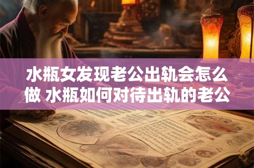 水瓶女发现老公出轨会怎么做 水瓶如何对待出轨的老公 水瓶女发现老公出轨会怎么做 水瓶如何对待出轨的老公