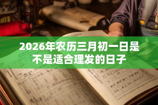 2026年农历三月初一日是不是适合理发的日子