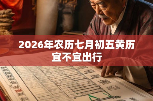 2026年农历七月初五黄历宜不宜出行