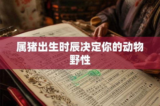 属猪出生时辰决定你的动物野性