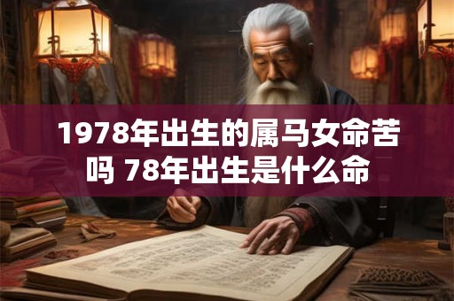 1978年出生的属马女命苦吗 78年出生是什么命