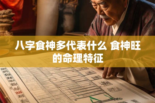 八字食神多代表什么 食神旺的命理特征