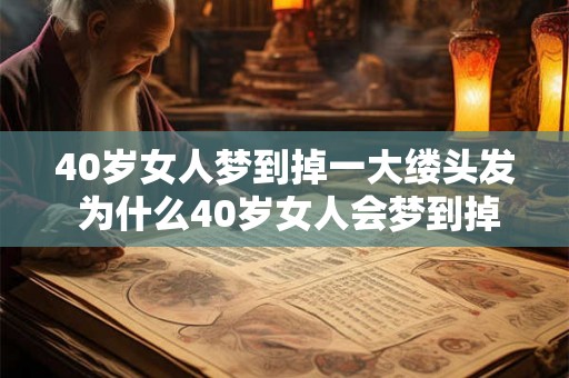40岁女人梦到掉一大缕头发 为什么40岁女人会梦到掉一大缕头发